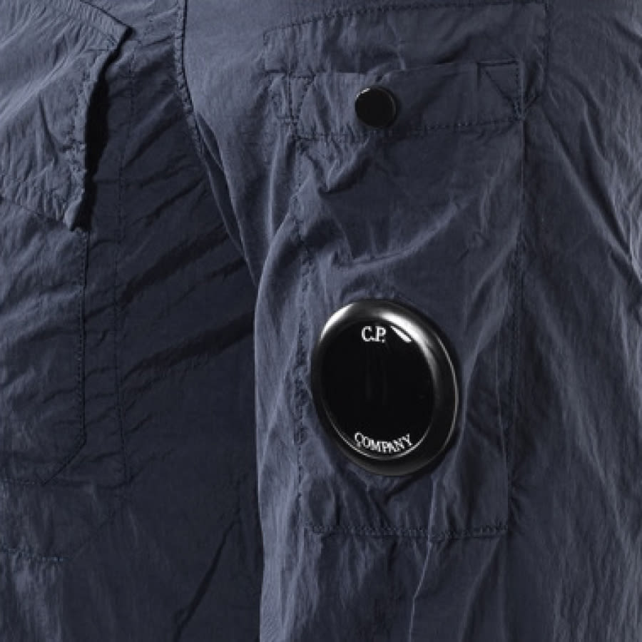 Alternative Image for ProductCP Company Full Zip Long Sleeved Shirt Navy3